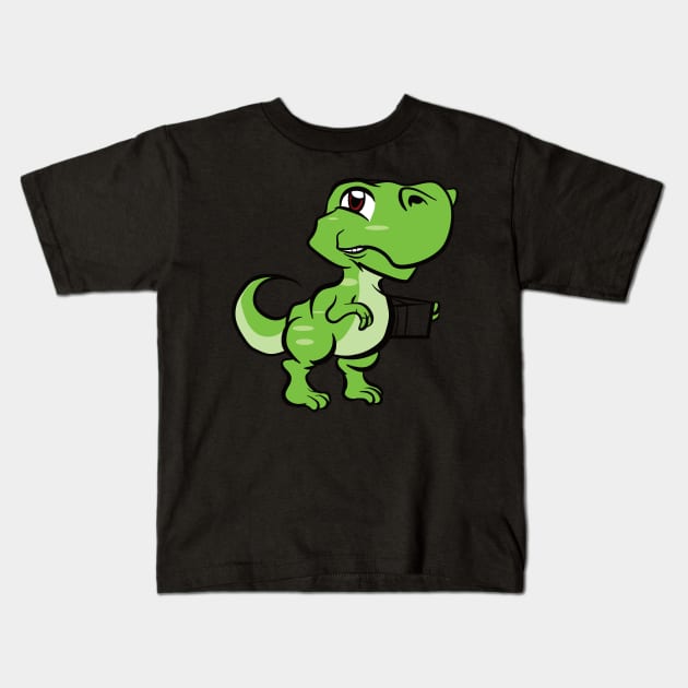 Dinosaur Graduation gift Kids T-Shirt by Jackys Design Room